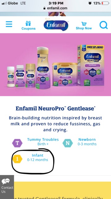 enfamil neuropro gentlease coupons