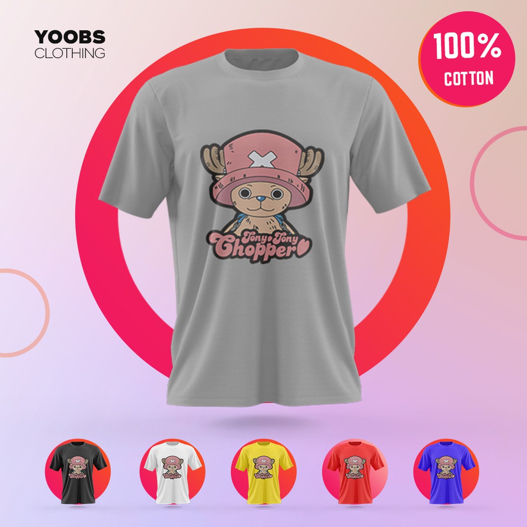 Onepiece Chopper T Shirt Creative Design Unisex T Shirt Tees Tee 100 Cotton Good Quality Op13 Shopee Philippines