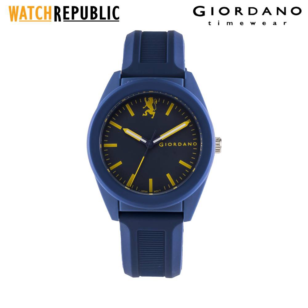 giordano blue watch