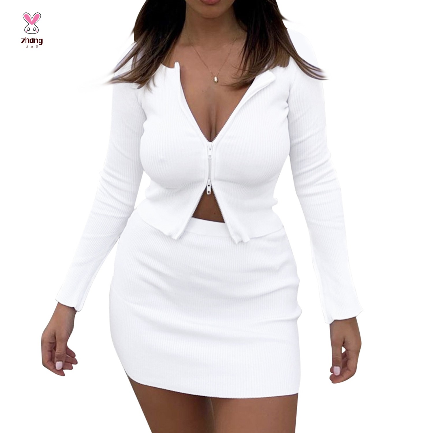 all white 2 piece outfits