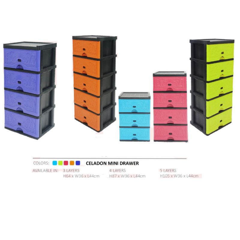 Mini Drawer 3 4 5 Layers Shopee Philippines