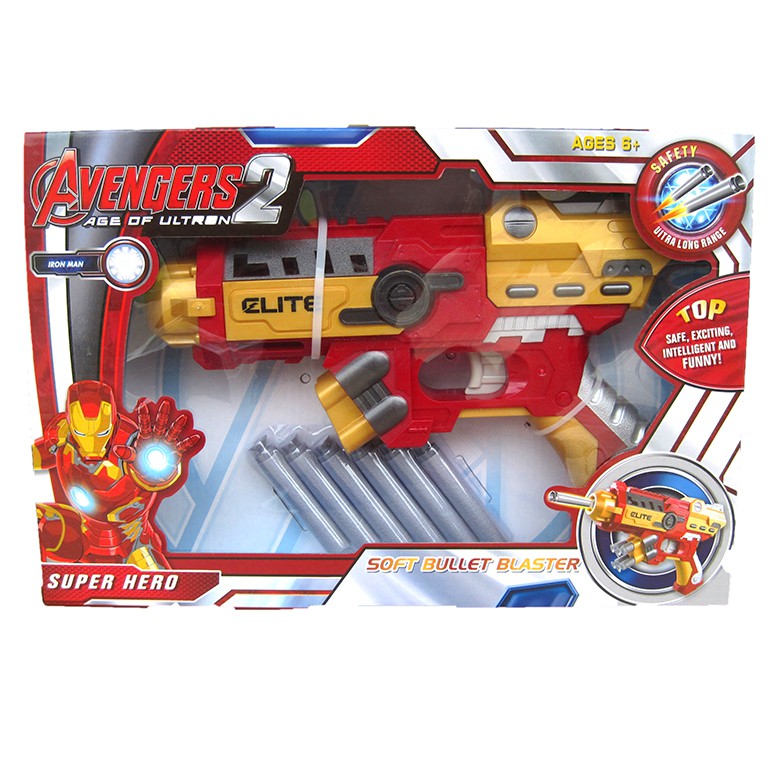 iron man nerf blaster