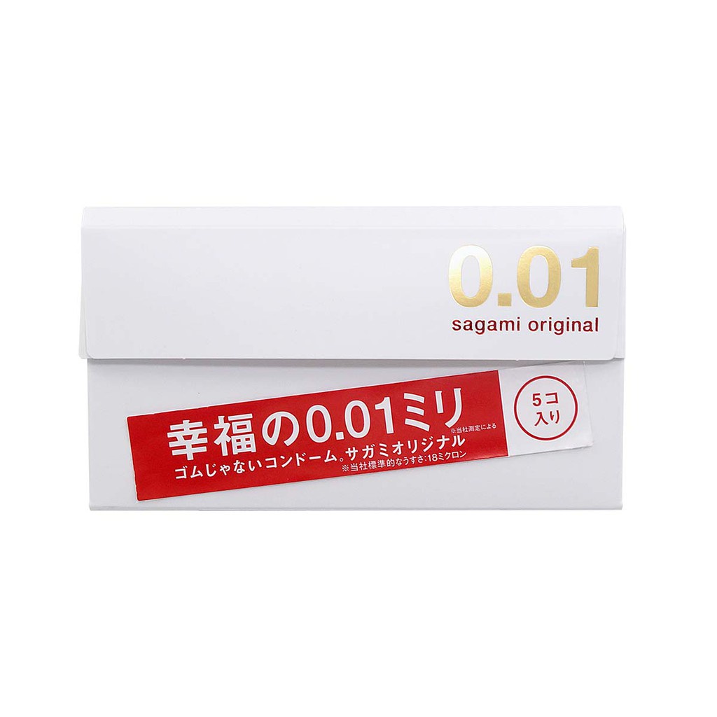Sagami Original 001 Ultra Thin Condom 0.01mm Safe Protection  5pcs/box ( 2025 Expiry)