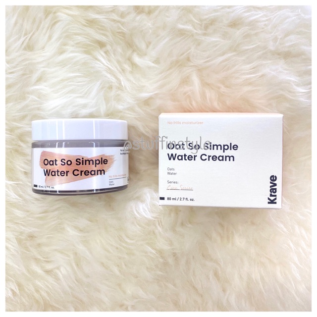 Krave Beauty Oat So Simple Water Cream 80ml | Shopee ...