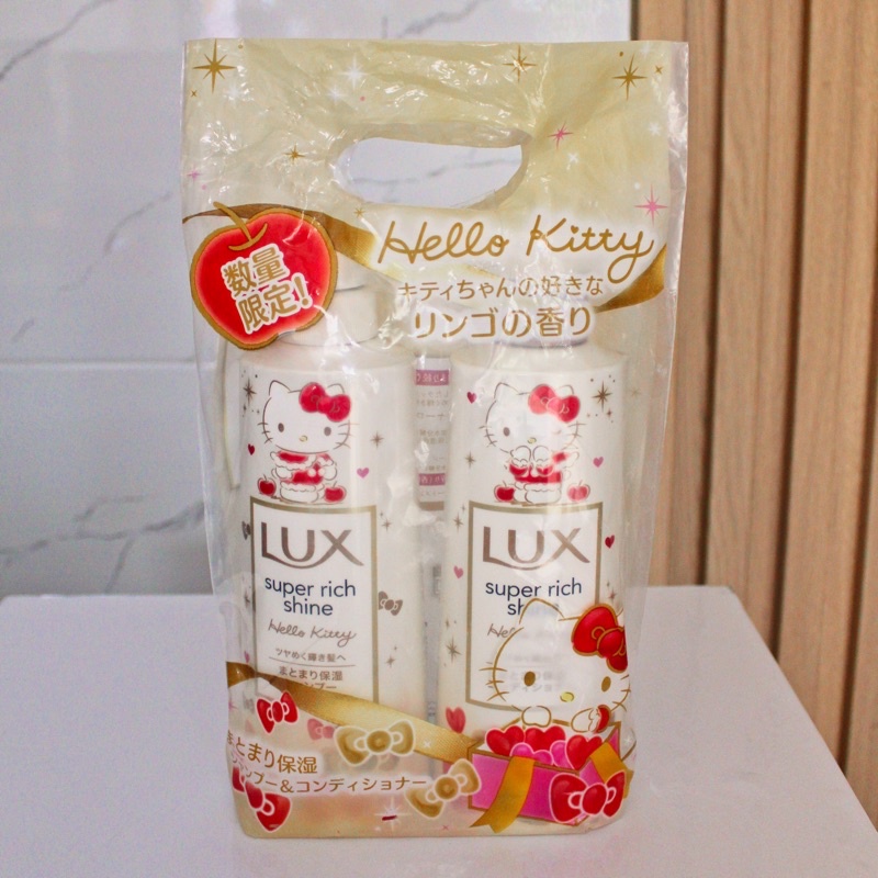 JAPAN LUX Super Rich Shine Hello Kitty Shampoo & Conditioner Shopee