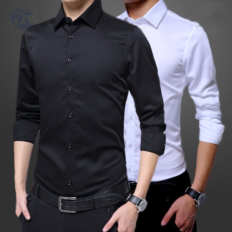 slim formal shirts