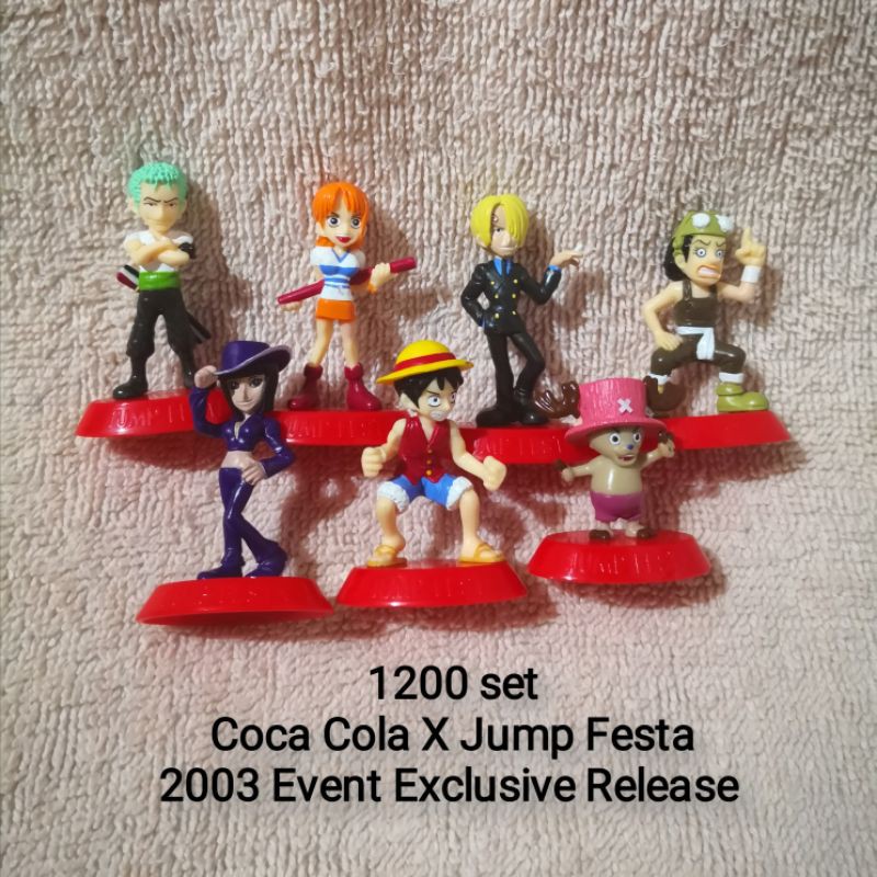 Rare One Piece Coca Cola Mini Figures Shopee Philippines