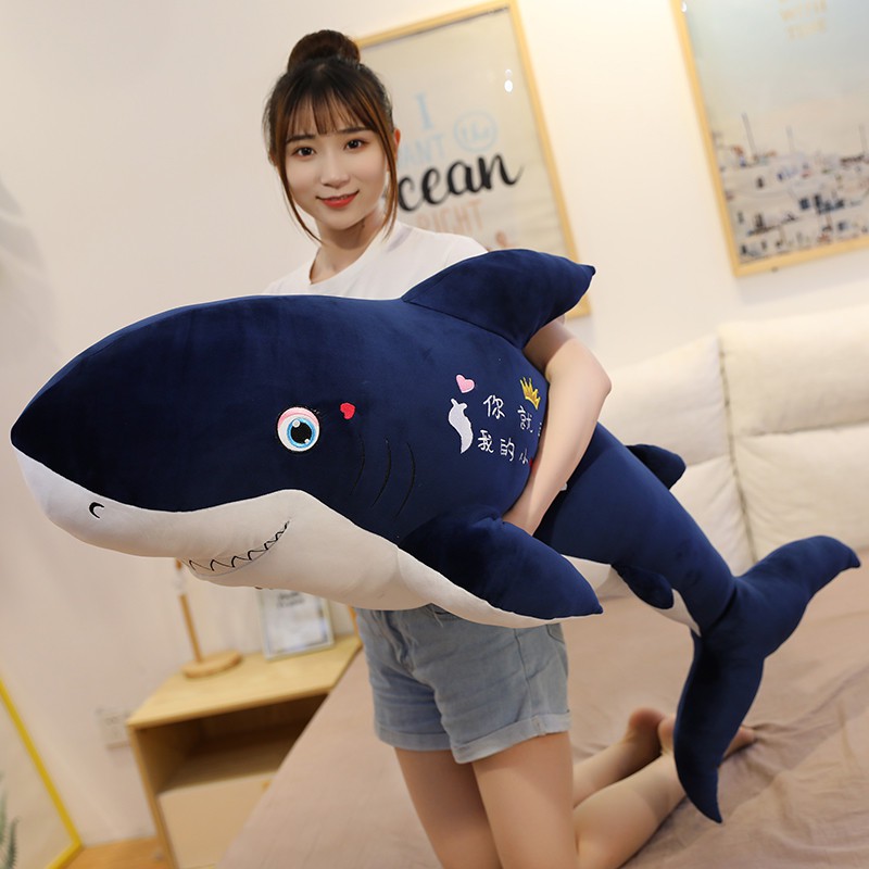 blue shark plush