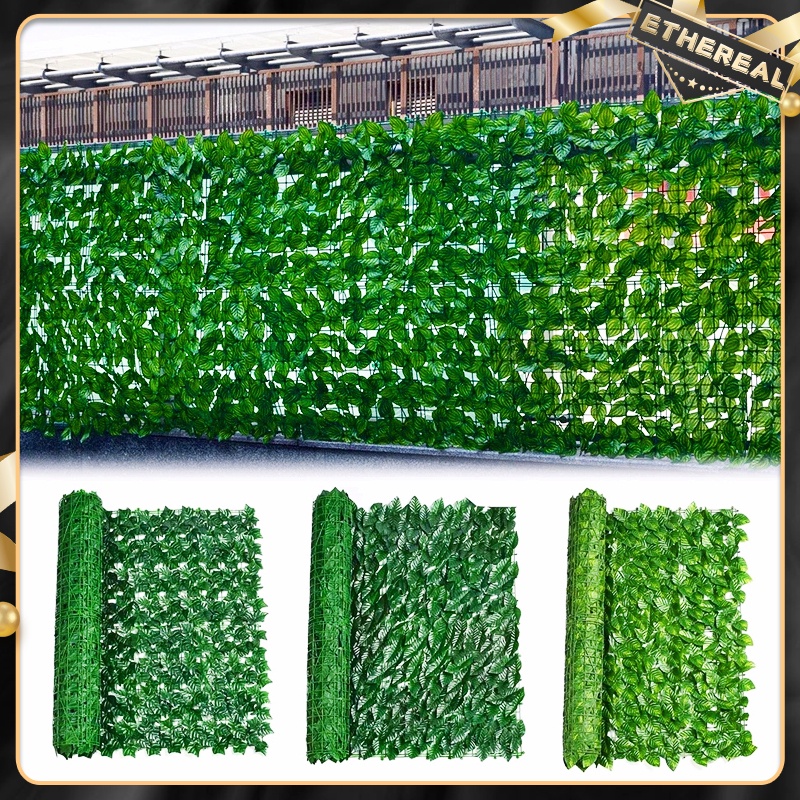 50x50CM Privacy Fence Leaves Wall Backdrop Hedge Customized Office Home