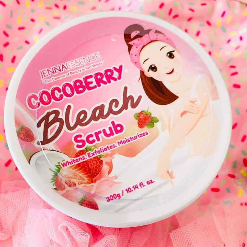 New & Improved COCOBERRY BLEACH SCRUB by Jenna Essence