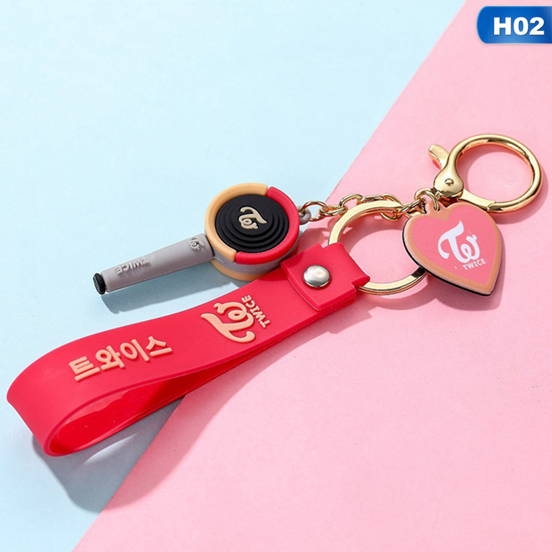 Kpop Bts Exo Blackpink Twice Got 7 Cartoon Signature Keychain Creative Acrylic Key Ring Hot Gift Shopee Philippines