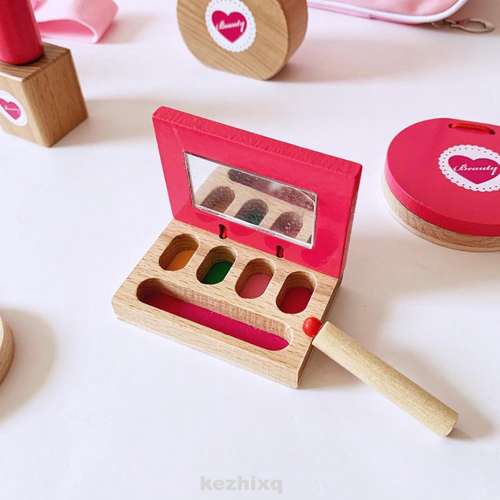 wooden pretend makeup