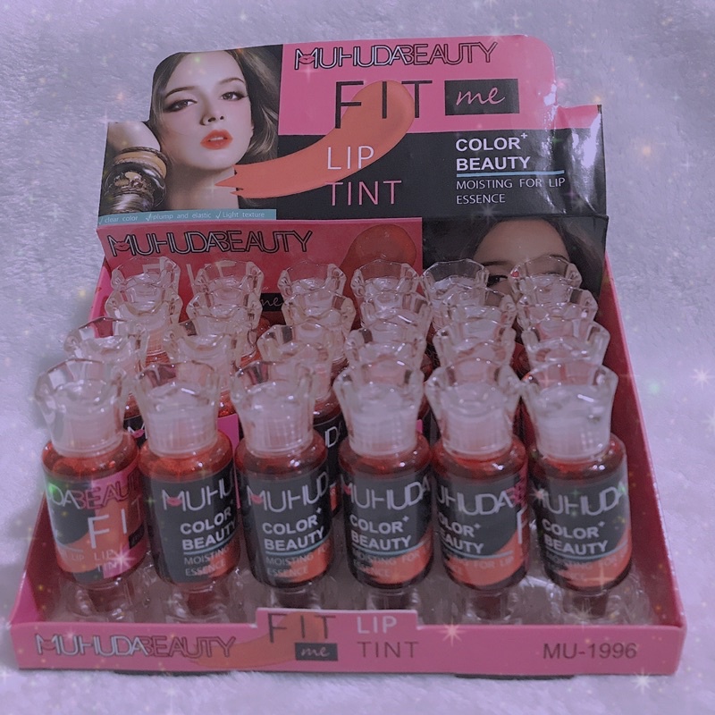 24 pcs lip tint set Korean Tint Water Candy Tint Cheek And Lip Tint