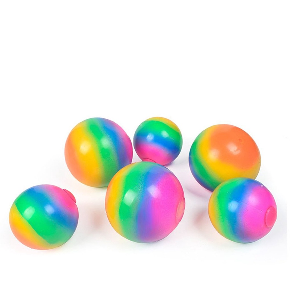 Rainbow Giant Stress Ball For Adults And Kids Jumbo Ball Reduce Fidget