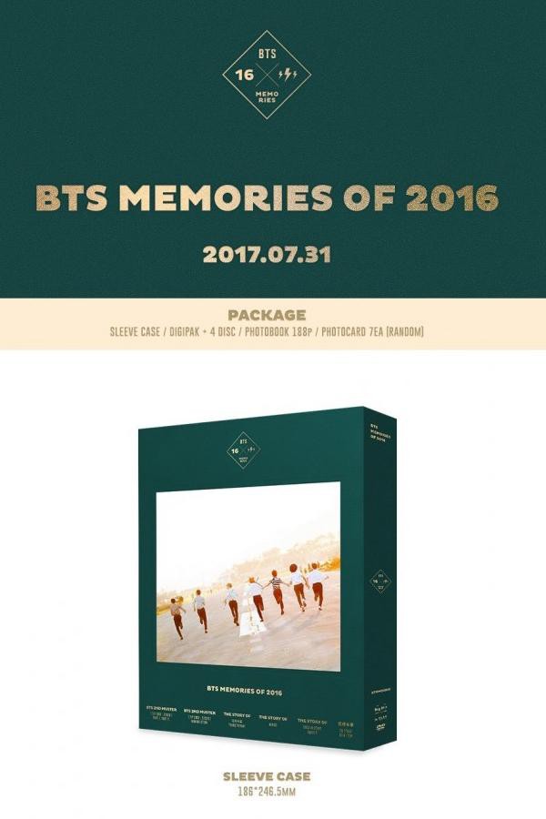 Bts Memories Of 16 Dvd 4 Disc Shopee Philippines