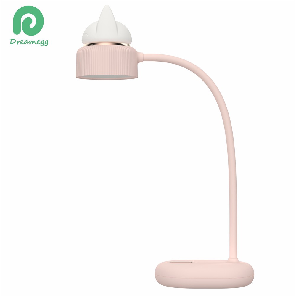 light pink desk lamp