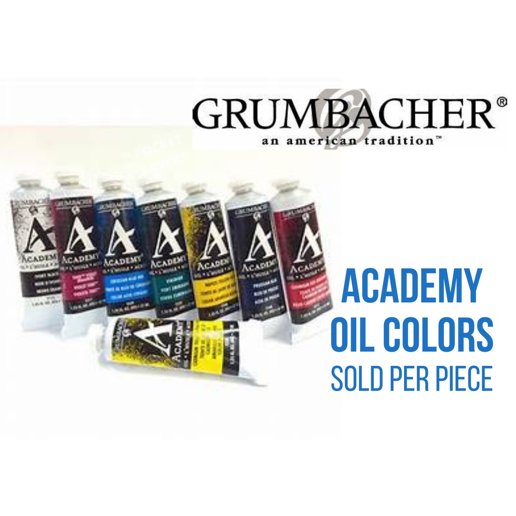 GRUMBACHER Academy Oil Paint Color 37 ml (Pigment, Painting) Shopee