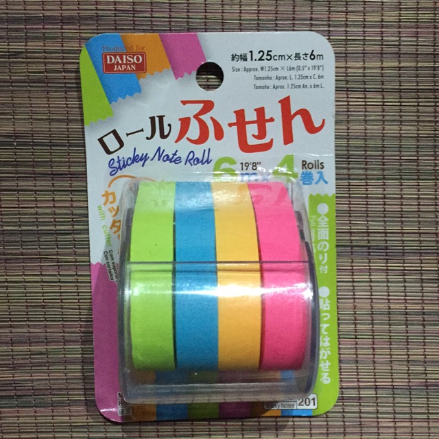 Sticky Note Roll from Daiso Japan Shopee Philippines