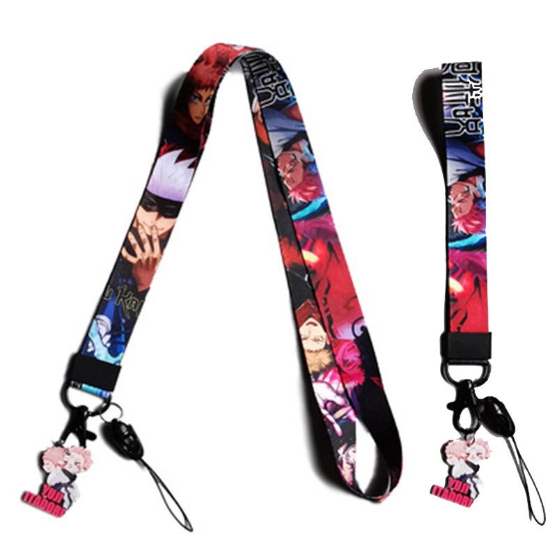 Anime Jujutsu Kaisen Neck Strap Lanyard For Keys Diy Id Card Badge 