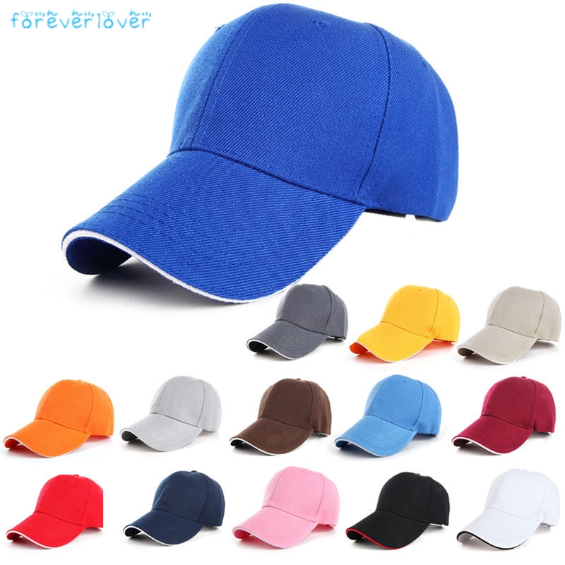 plain golf caps