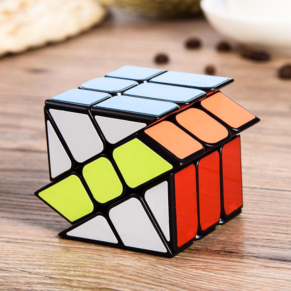 OJIN YONGJUN YJ Fluctuation Angle V2 3X3 BianHuanJinGang Puzzle Cube Smooth Cube Twisty Puzzle Smooth Magic Cube Brain Teaser Puzzle Toys Stickerless
