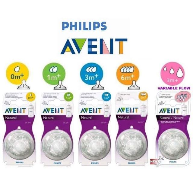 avent natural nipple size 2