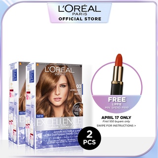 LOreal Paris Excellence Ash For All Haircolor Set of 2 in 03 Ash Brown - Hair Dye Permanent