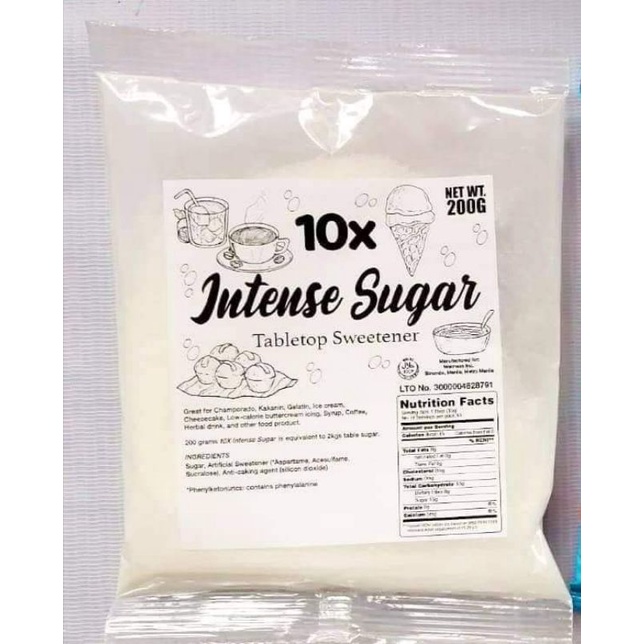 Injoy 10x Intense Sugar 200g Shopee Philippines 6463