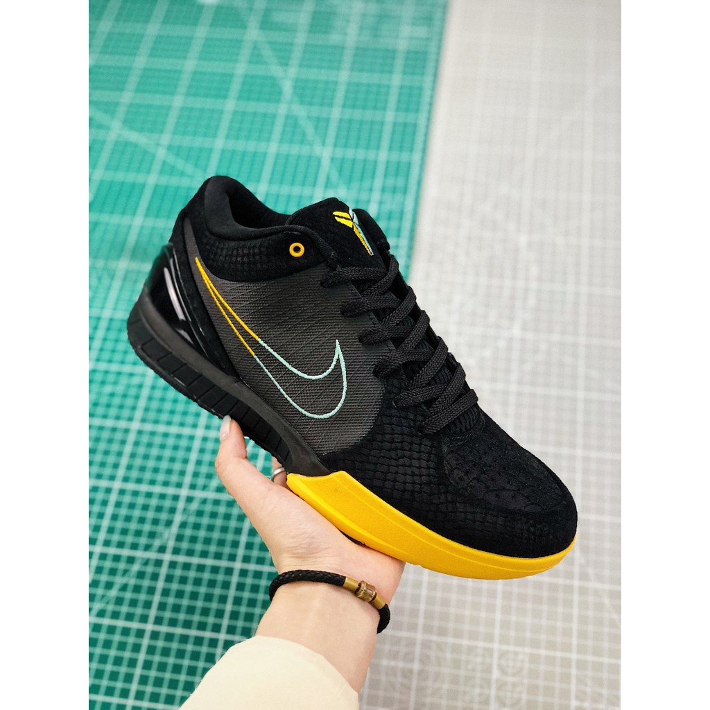 kobe 4 black and yellow