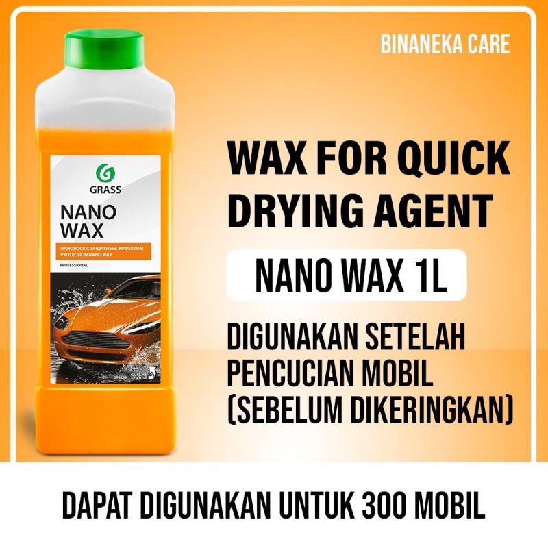 Nano Wax GRASS Drying Agent 1 Liter / Wax Without Touch | Shopee ...