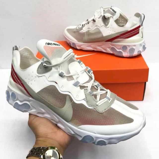 nike epic react element 87 sail