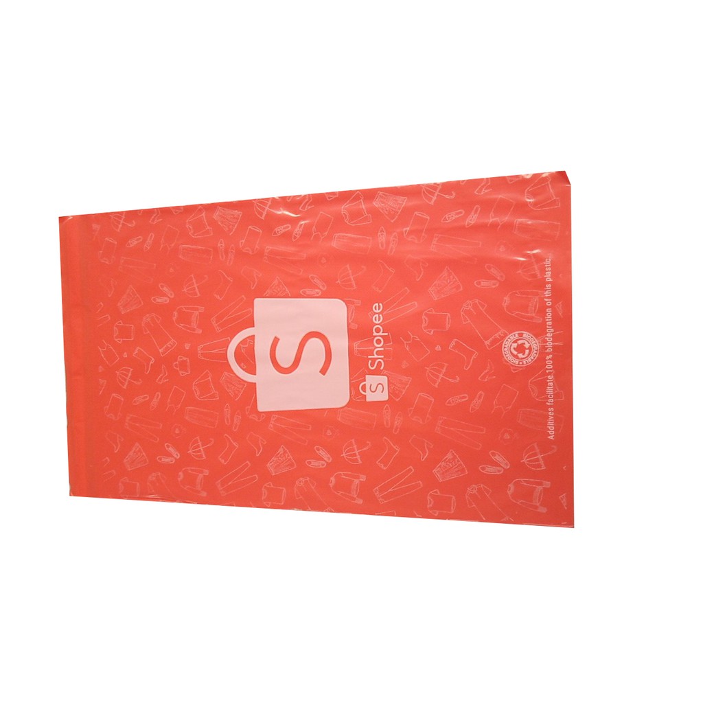 (New Design) Shopee Medium Pouch (9 in x 14 in)50 pcs with Waybill