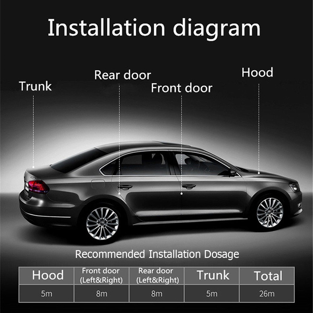 L Shape Rubber Weather Strip Hollow Edge Seal For Car Doors Hood