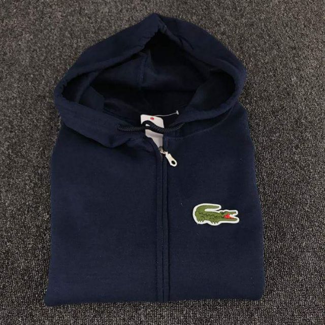 lacoste big croc hoodie