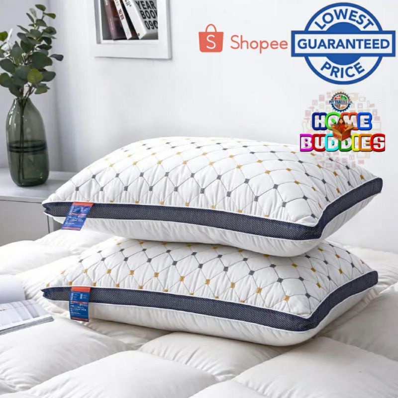 Original Luxury HILTON Hotel Pillow 1000 Grams Double Lining 3D