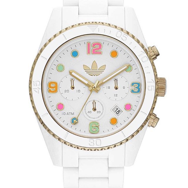 adidas watch white