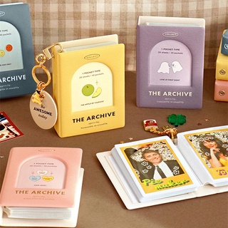 3 Inch Mini Photo Album Cute Candy Color Photocard Holder KPOP Idol Photo Card Polaroid Storage Book
