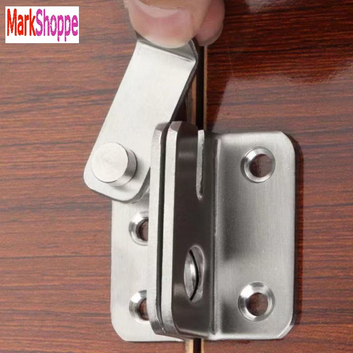 Stainless Steel Safety Hasp Door Lock for Bathroom Bedroom Door Catch ...