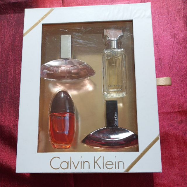 calvin klein perfume set of 4