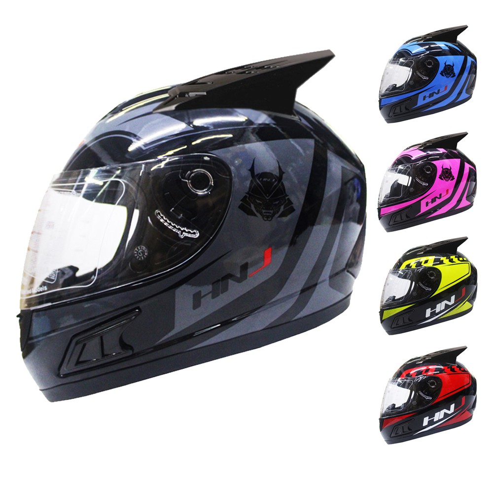 HNJ full face helmet motors visor open face helmets motor COD