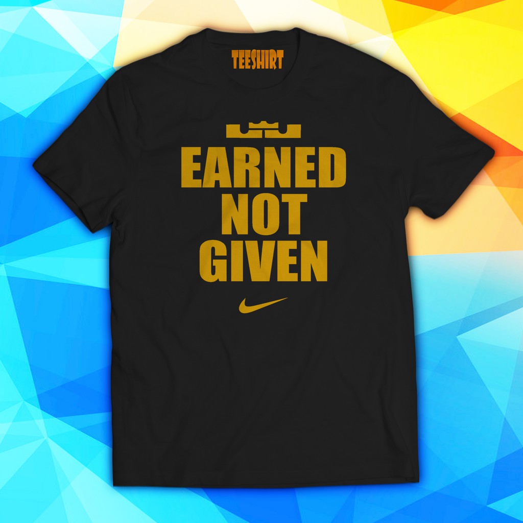 earned not given lebron