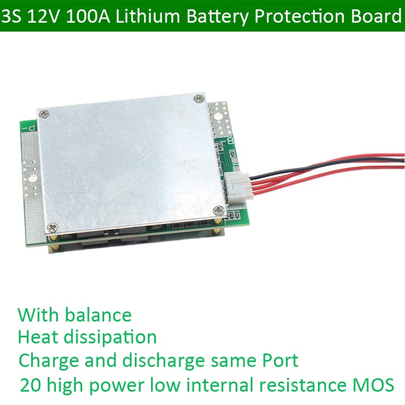 Bms 3s 100a схема подключения