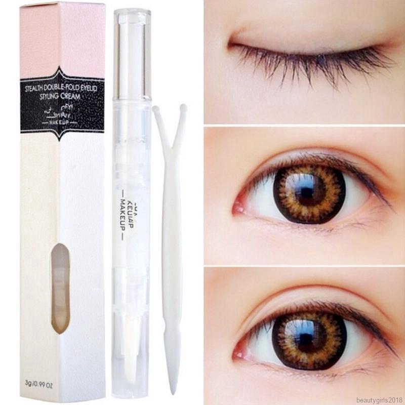 deep double eyelids