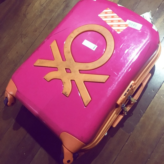 united colors of benetton suitcase