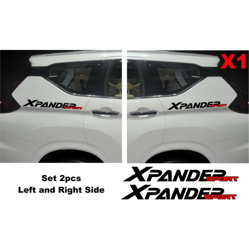 Mitsubishi Xpander Sport Sticker Design for Side Body Shopee Philippines