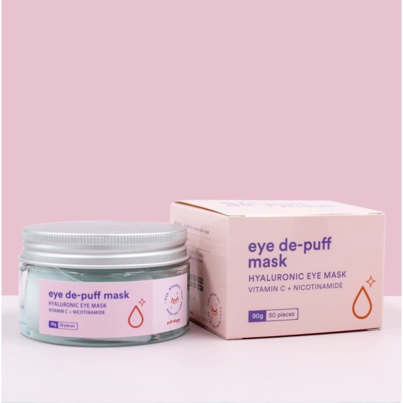 Puff & Bloom Eye DePuff Hyaluronic Eye Mask with Vitamin C