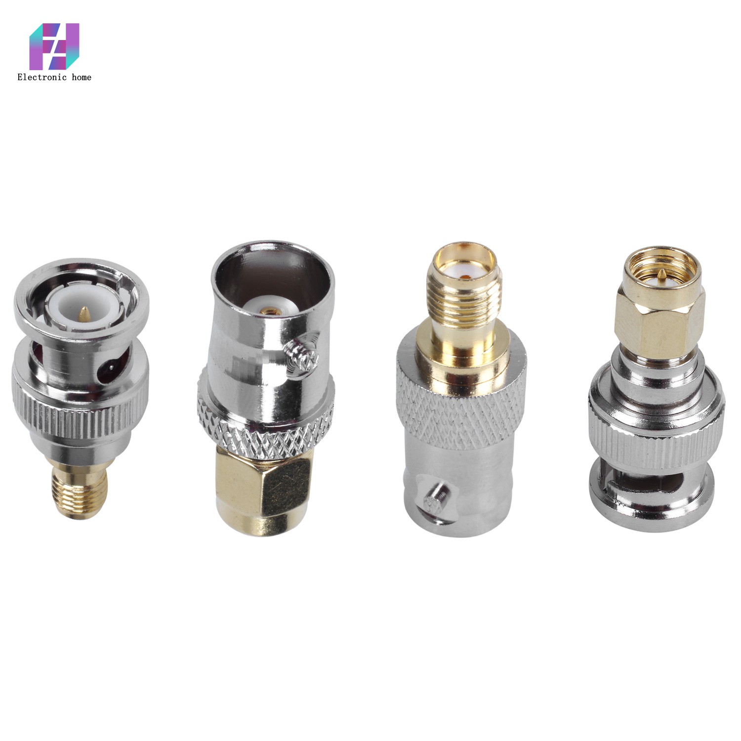 Ready Stock SMA to BNC Kits RF Coaxial Adapter Male Female Coax