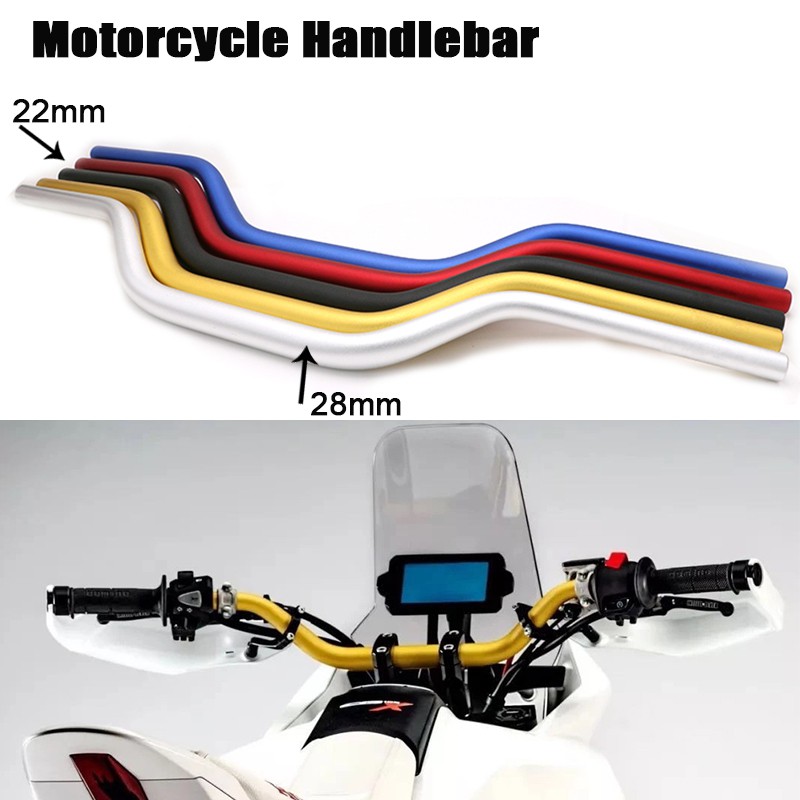 Motorcycle Motocross 28mm Handlebars Handle Tubes Fat Bars Motorcycle