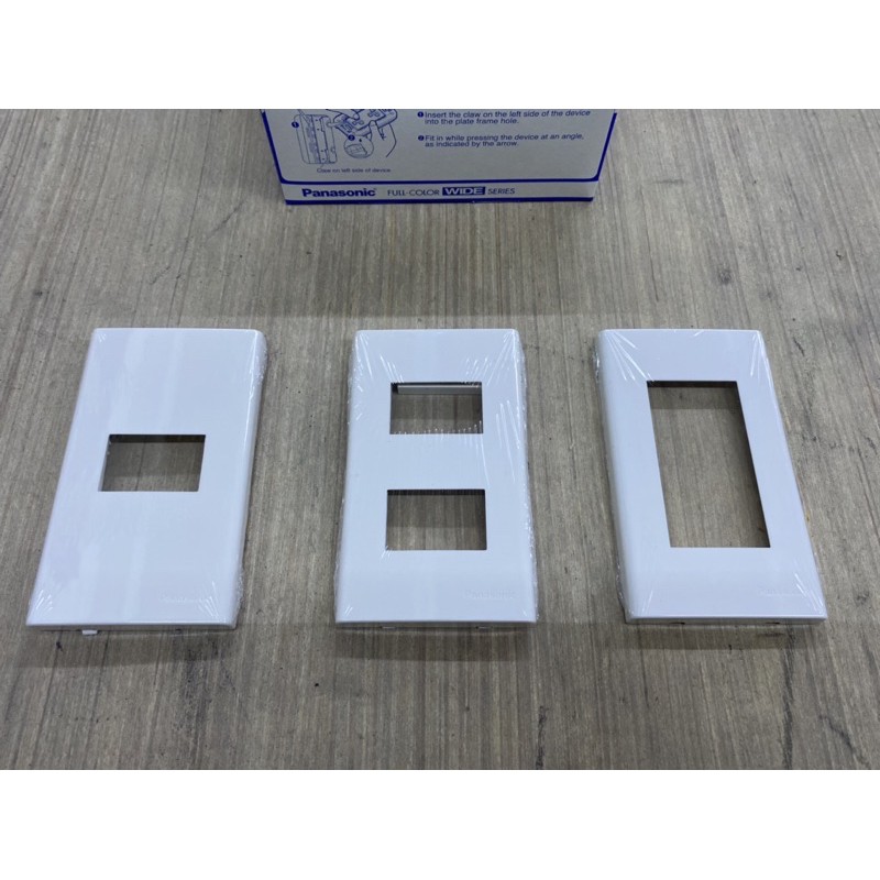 Panasonic WIDE Series Devices Plate Only 1Gang 2Gang 3Gang and Blank Plate Shopee Philippines