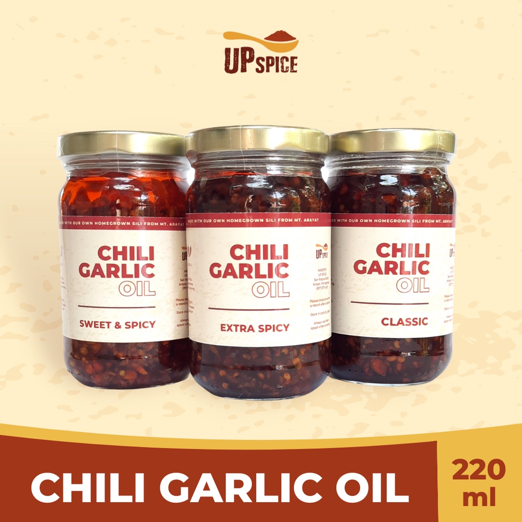 UPSPICE Chili Garlic Oil 220ml / 8oz Shopee Philippines